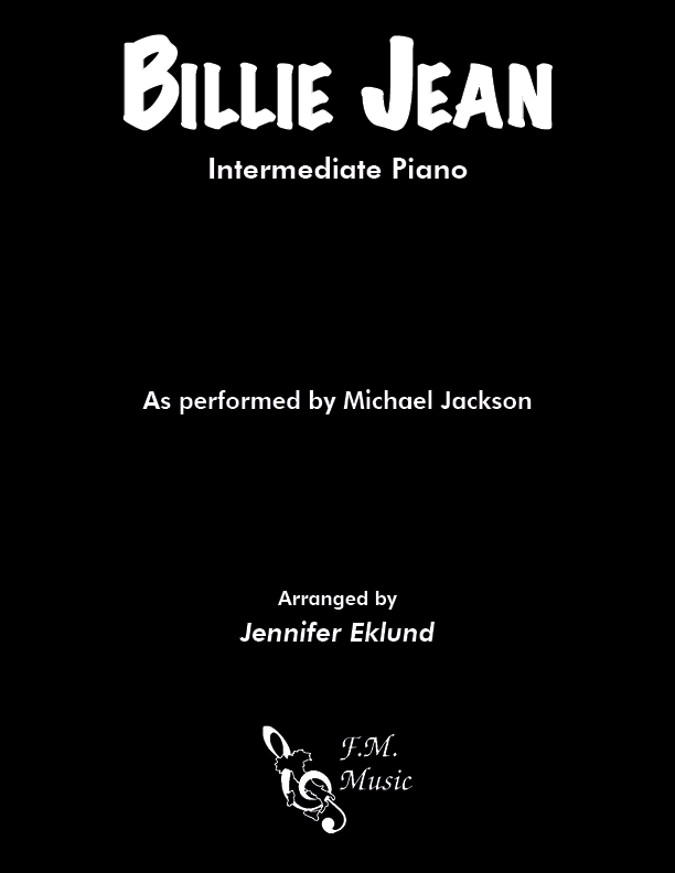 Billie Jean Intermediate Piano By Michael Jackson Weezer F M Sheet Music Pop